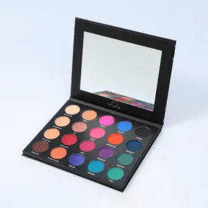 2024 New Wholesale 20 Colors Bright Glitter Rose Eye Makeup Fashion Beauty Vegan Shimmer Non Logo Eyeshadow Palette