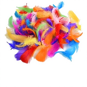 Plumas de Ganso Naturales para Manualidades, Decoración, Sombreros, Disfraces, Accesorios para el Cabello, Carnaval, Fiesta, Boda, Decoración Navideña - Product Image 4