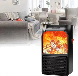 110V/220V Portable <strong>Space</strong> <strong>Heater</strong> Electric <strong>Heater</strong> Heating for Room 3D Flame Mini Heating Fans Remote <strong>Control</strong> Wall Mounted Heating - Product Image 1
