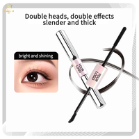 OEM Créez votre propre marque de mascara liquide vegan noir bouclé volumisant pour les yeux, personnalisable, double face, 2 en 1, imperméable