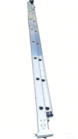 Échelle industrielle moderne extensible en aluminium, capacité 150 kg, échelle d'extension pour grenier, échelle à marches 16 marches, échelle à marches 40 marches