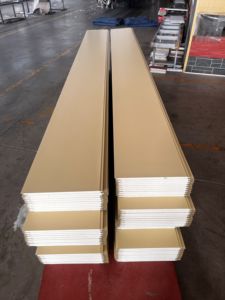Panneau de revêtement décoratif ignifuge et imperméable en métal sculpté de 16 mm, installation rapide, <span class=keywords><strong>prix</strong></span> usine, pour supermarché - Product Image 5