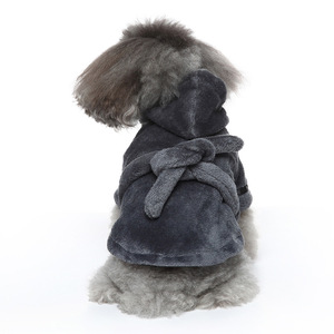 Produttore all'ingrosso personalizzato ad asciugatura rapida abbigliamento per animali domestici asciugamano per accappatoio per cani accappatoio di lusso per animali domestici accappatoio - Product Image 4