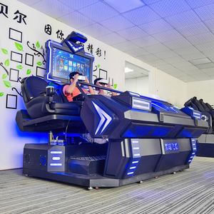 เครื่องเล่นเกมจำลองการเดินเรือในร่มแบบ VR 4 ที่นั่ง โครงสร้างโลหะ สำหรับโรงภาพยนตร์ 3 มิติ/4 มิติ/9 มิติ เหมาะสำหรับสวนสนุก ห้างสรรพสินค้า และสถานที่สาธารณะ - Product Image 2
