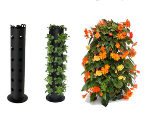 Conteneur de tour de plantes avec trou de Drainage décoration autoportante jardin treillis plante <span class=keywords><strong>Pot</strong></span> de <span class=keywords><strong>fleur</strong></span> pour vigne <span class=keywords><strong>grimpante</strong></span> fleurs - Product Image 4