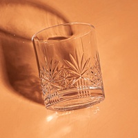 Verre à whisky personnalisé de 10 oz, verre à whisky à l'ancienne, verre à whisky gaufré