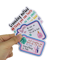 Autocollants personnalisés découpés à la forme, colorés, mignons, imprimés avec des motifs de dessins animés, autocollants en papier découpés, brillants
