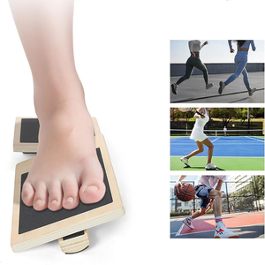 Planche d'équilibre en bois pour la cheville et le pied, correctrice de posture, soulagement de la fasciite plantaire, thérapie physique, renforceur et entraîneur musculaire - Product Image 2