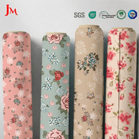 Tissu en coton imprimé floral uni personnalisé, tissu en popeline de coton biologique, vente en gros pour robe en mousseline
