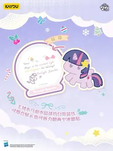 MyLittlePony - Série Poème des Vœux Étoilés - Aimant de Réfrigérateur en Résine PVC et Peluche, Série de Bénédictions, Marchandise Kayou, Une Boîte Complète - Product Image 3