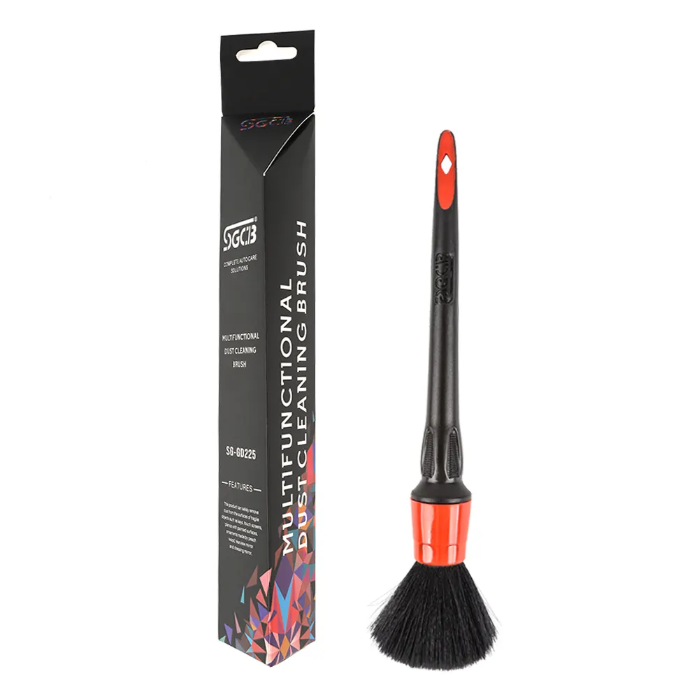 Brosse souple de nettoyage pour voiture, outil de nettoyage, plumeau statique, facile à attraper la poussière, pour des zones étroites