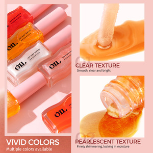 Charm Beauty Cosmetics Hidratante Vegano Fruta Miel Esencia Lip Oil Lighten Lip Care Transparent Pearl Lip <span class=keywords><strong>Gloss</strong></span> - Product Image 4