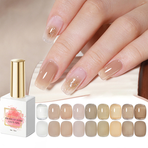 AILANUO 15ml Gel de esmalte de uñas de color café helado de 9 colores, múltiples colores para elegir, proveedor de gel de esmalte de uñas - Product Image 3