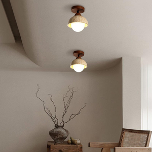 Lampadario Minimalista Retrò EOS in Travertino, Lampada a Sospensione LED Centrale 3500K Bianco Caldo, Alta Luminosità, Protezione Occhi, per Camera da Letto - Product Image 4