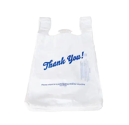 कस्टम लोगो मोटी पैकेजिंग बोल्सा डी प्लास्टिको एचडीपीई एलडीपीई प्लास्टिक पुन: प्रयोज्य टी-शर्ट खाद्य शॉपिंग बैग सुपरमार्केट बनियान टेक आउट बैग