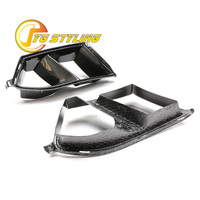 Garniture de ventilation avant en fibre de carbone sèche style MP pour BMW M3 G80 G82 G83 M4, conduits d'air avant en carbone véritable pour pare-chocs, prises d'air, conduits de ventilation