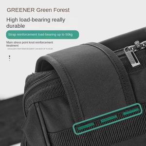 Sac à dos multifonctionnel personnalisé pour hommes, en toile durable, kits d'installation pour électriciens, fermeture éclair, sac à usage spécial - Product Image 2