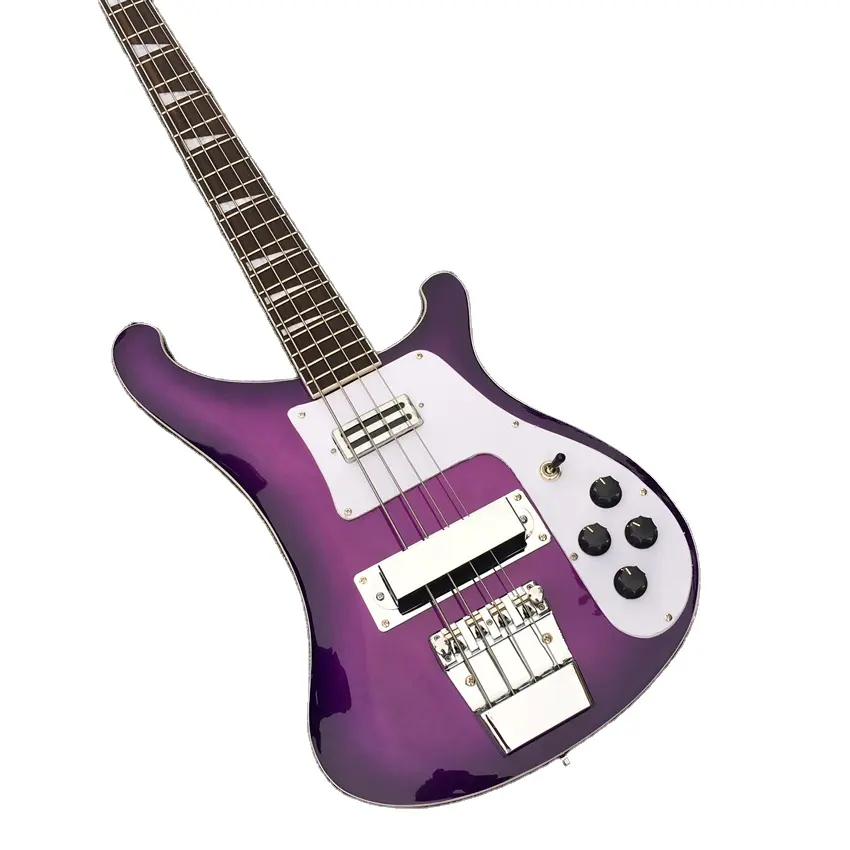 Stock Rick 4003 bass purple guitar