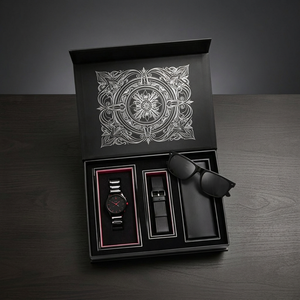 Custom 1.5mm Thick Paperboard Gift <b>Box</b> Luxury Bronzing Printing Fashion Trend for Jewelry Watch Cosmetic Perfume Candy Packaging - Product Image 3