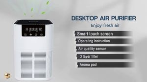 Deshumidificador de Escritorio Portátil con Función de Purificación de Aire para Uso en el Hogar, Automóvil y Dormitorio - Funcionamiento Manual, Apto para Mascotas - Product Image 3