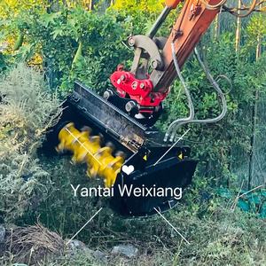 Ekskavatör Mulcher hidrolik ağaç kesici yeni inşaat pompası 4-20 Ton en iyi fiyat - Product Image 4