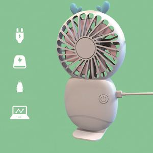 Ventilador Mini Recargable Portátil de Escritorio con Carga USB y Logotipo Personalizable, Incluye Repuestos - Product Image 3