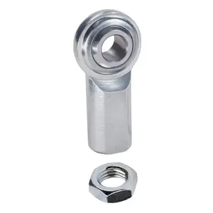 Rod end 5/16 x 5/16-24 female economy right hand rod end bearing with plug nut connecting rod end direct