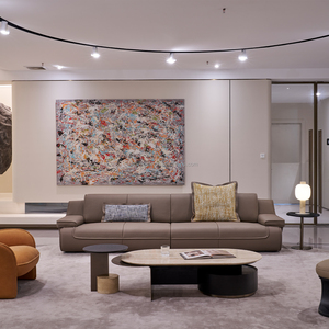 Service tout-en-un, canapé sectionnel en cuir véritable de haute qualité, style moderne, housses de canapé pour salon de villa - Product Image 3
