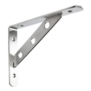 Soporte Triangular de Acero Inoxidable Kovalev, Soporte de Pared para Estante de Almacenamiento, Diseño Moderno y Simple - Product Image 5