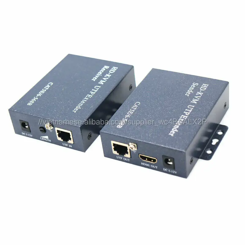 100 M/200 M 1080P HDMI Switch KVM UTP Extender Với Cổng USB Cho DVR/HDTV RJ45 Cat5 cat6