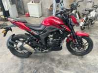 Moto Haojue DR190 Street Adventure, force de freinage avant-arrière équilibrée, sécurité de conduite antidérapante, moto conviviale pour les débutants