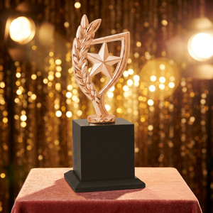 Professional Star Trophy with Laser Engraved UV Printing Portable <b>for</b> Corporate Events Recognition & Appreciation - Product Image 6