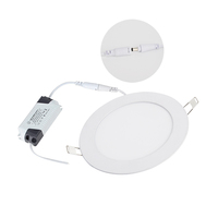 Panneau lumineux LED encastré en aluminium moderne à haute efficacité |   Plafonnier carré ultra-plat pour la maison et le bureau |   80lm/W