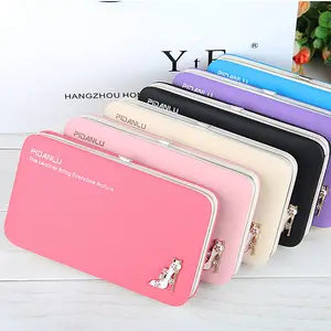 Custom ZX1016 High heels ladies pencil case coin purse multifunctional lunch box mobile phone luxury wallet manufacturer