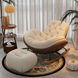 Fauteuil de <span class=keywords><strong>salon</strong></span> moderne de luxe nordique, fauteuil inclinable à bascule, canapé lounge magique, fauteuil paresseux individuel pour adultes, mobilier de détente pour chambre à coucher - Product Image 3