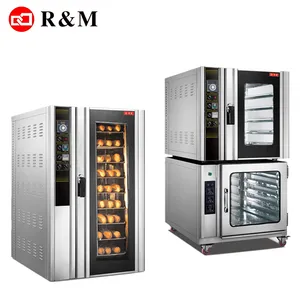 Guangdong baking machine price commercial combi oven gas bakery machinery,convention gas combi oven