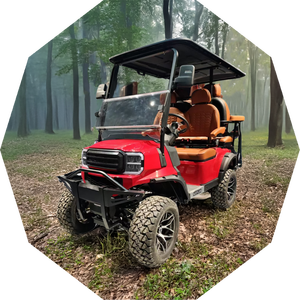 72V Venta Caliente Nuevo Modelo 2 + 2 Asiento Turismo Electric Club Golf Cart - Product Image 3