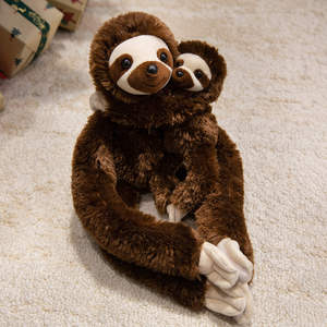 Juego de Peluches Súper Suaves para Colgar, de Algodón PP, Desmontables, con Diseño de Perezoso, Lémur y Gorila, para Decoración de Cuarto de Bebé - Product Image 3