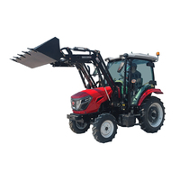 Tractor Agrícola 4x4 de 120HP, Resistente, para Cultivo y Cosecha en Terrenos Difíciles, con Sistema Hidráulico Robusto y Gran Capacidad de Elevación