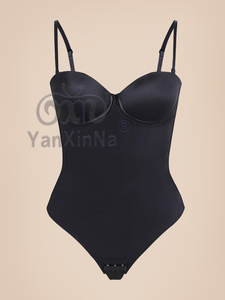 Yanxinna <span class=keywords><strong>Faja</strong></span> Moldeadora Colombiana para Mujer, Body Reductor <span class=keywords><strong>sin</strong></span> <span class=keywords><strong>Tirantes</strong></span> con Control de Abdomen y Compresión, Efecto Escultor - Product Image 5