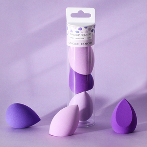 Juego de Esponjas de Maquillaje Ultra Suaves Biseladas Sin Látex, Densidad Personalizada, Impresión de Logotipo OEM ODM para Tiendas Minoristas - Product Image 1