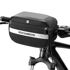 Échantillon gratuit : Sacoche de guidon de vélo urbain, sac de rangement avant multifonctionnel pour scooter, vélo électrique et bikepacking - Product Image 6