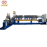 Granulateur extrudeur à vis simple YONGJIE pour recyclage de plastique HDPE avec moteur, production de 100-200 kg/h
