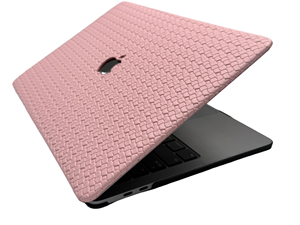 Funda Rígida para Laptop de Cuero PU con Diseño de Escamas Rosadas, para <span class=keywords><strong>Mac</strong></span> <span class=keywords><strong>Book</strong></span> de 13.3, 13.6 y 15.3 Pulgadas, Resistente a Impactos, Antiarañazos y Ligera - Product Image 3