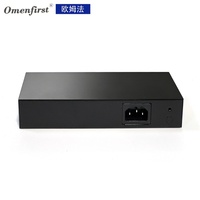 Switch PoE de 4 Puertos con 2 Uplinks, Switch de Red Fast Ethernet IEEE 802.3af/at 65W para Cámaras IP de Seguridad CCTV