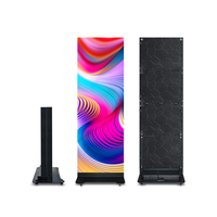 Affichage LED d'intérieur P1.86mm, écran pliable vertical GOB, 640x1920mm, panneau d'affichage LED