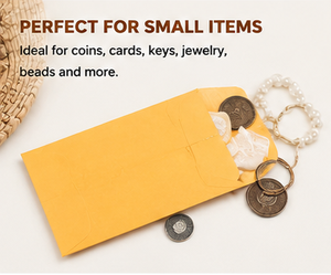 Golden Kraft <b>Window</b> Mailing Envelope Self <b>Seal</b> Catalog Mailer 2.25 x 3.5 Inch Business Shipping Envelope - Product Image 4