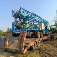 Plateforme de forage rotative hydraulique montée sur camion diesel à haute efficacité avec pompe à boue de 1800 L/min pour le forage de roches