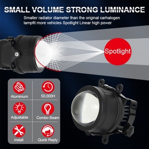 ไฟตัดหมอก LED สามสีแบบผสม ความสว่างสูง ขนาด 3 นิ้ว สำหรับรถยนต์ทั่วไป - Product Image 5