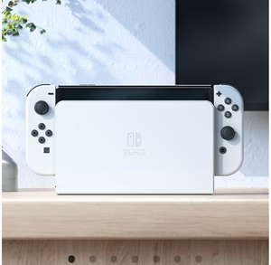 Modèle portable Switch OLED original 64 Go avec rouge néon et bleu néon, résolution 1280x720, batterie 4310 mAh - Product Image 3